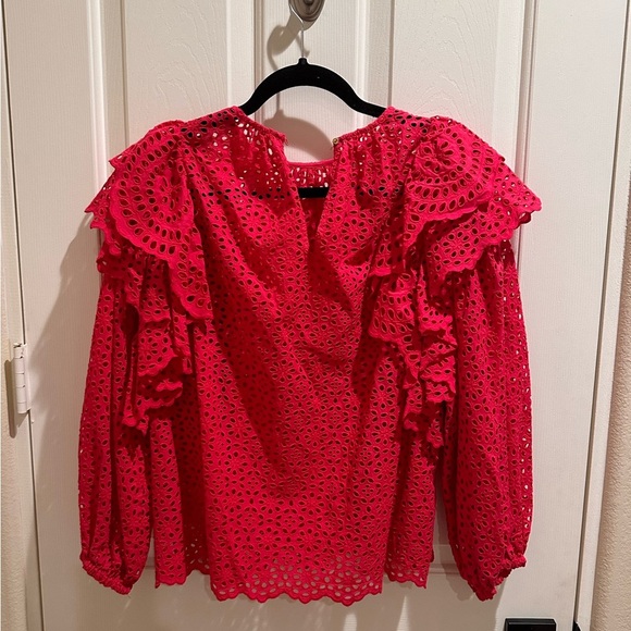 Ulla Johnson Eyelit Blouse - Picture 2 of 6